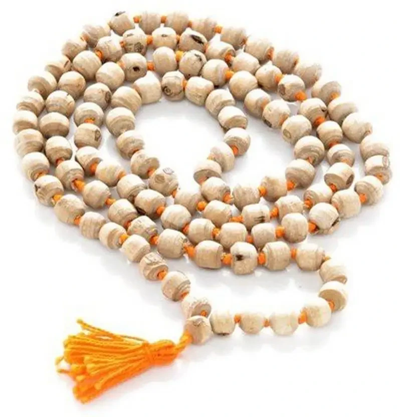 Natural Tulsi Mala Wood Chain